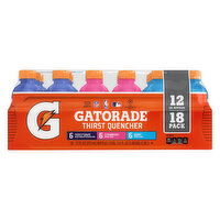 Gatorade Thirst Quencher, Assorted, 18 Pack - 18 Each 