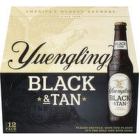 Yuengling Beer, Black & Tan, 12 Pack - 12 Each 