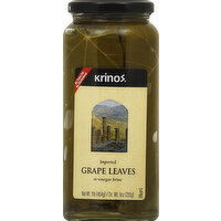 Krinos Grape Leaves, Imported, in Vinegar Brine - 1 Pound 