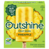 Outshine Outshine Pineapple Frozen Fruit Bars, 6 Count - 6 Each 