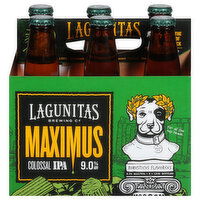 Lagunitas Brewing Co Beer, Maximus, Colossal IPA - 6 Each 