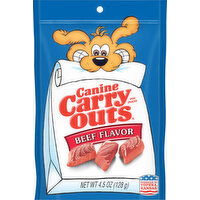 Canine Carry Outs Dog Snacks, Beef Flavor - 4.5 Ounce 