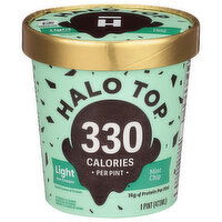 Halo Top Ice Cream, Light, Mint Chip - 1 Pint 