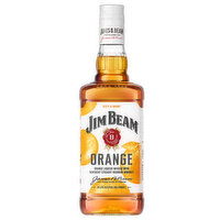 Jim Beam Orange Liqueur Infused with Straight Bourbon Whisk Spirit, 750 ml     - 750 Millilitre 