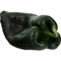 Fresh Poblano Pepper, Green - 0.99 Pound 