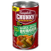 Campbell's Soup, Sirloin Burger with Country Vegetables - 18.8 Ounce 