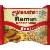 Maruchan Ramen Noodle Soup, Beef Flavor - 3 Ounce 