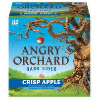 Angry Orchard Hard Cider, Crisp Apple - 12 Each 