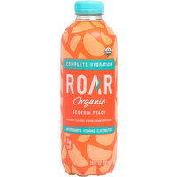 Roar Vitamin Enhanced Beverage, Organic, Georgia Peach