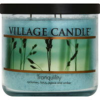 Village Candle Candle, Tranquility, Glass Cylinder - 1 Each 