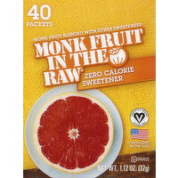 Monk Fruit in the Raw Sweetener, Zero Calorie - 40 Each 