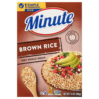 Minute Brown Rice, 100% Whole Grain - 14 Ounce 