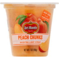 Del Monte Peach Chunks - 7 Ounce 