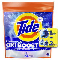 Tide Oxi Boost Power PODS Laundry Pods - 9 Each