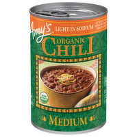 Amy's Organic Chili, Light in Sodium, Medium, Vegan, 14.7 oz. - 14.7 Ounce 