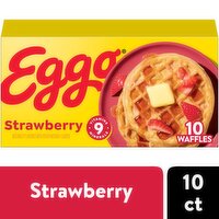 Eggo Frozen Waffles, Strawberry, Easy Breakfast - 12.3 Ounce 