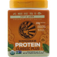 SUNWARRIOR Protein, Classic Plus, Vanilla - 13.2 Ounce 