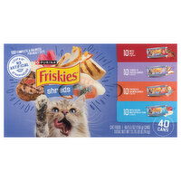 Friskies Cat Food, Shreds, Assort, Adult - 40 Each 