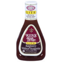 Ken's Steak House Lite Raspberry Walnut Vinaigrette Dressing & Marinade - 16 Fluid Ounce