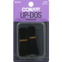 conair Hair Pins, Black - 100 Each