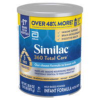 Similac Infant Formula with Iron, Milk-Based Powder - 30.8 Fluid ounce 