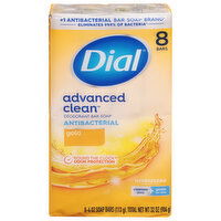 Dial Bar Soap, Deodorant, Antibacterial, Gold - 8 Each 