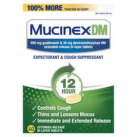 Mucinex Expectorant & Cough Suppressant, Tablets