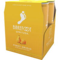 Barefoot Spritzer Pinot Grigio White Wine 4 Single - 250 Millilitre 