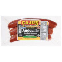 Cajun Sausage, Andouille, Original, Smoked - 16 Ounce 