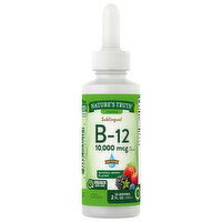 Nature's Truth Vitamin B-12, 10,000 mcg, Natural Berry Flavor, Sublingual - 2 Fluid ounce 