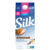 Silk Almondmilk, Vanilla, Unsweet - 64 Fluid ounce 