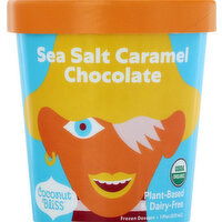 Coconut Bliss Frozen Dessert, Sea Salt Caramel Chocolate - 1 Pint 