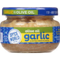 Spice World Garlic, Olive Oil, Minced - 4.5 Ounce 