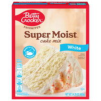 Betty Crocker Cake Mix, White - 14.25 Ounce 