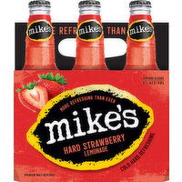 Mike's Beer, Malt Beverage, Premium, Hard Strawberry Lemonade - 6 Each 