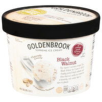 Goldenbrook Black Walnut Ice Cream - 0.5 Gallon 