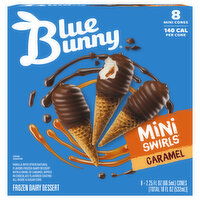 Blue Bunny Frozen Dairy Dessert, Caramel - 8 Each 