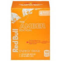 Red Bull Energy Drink, Strawberry Apricot, 4 Pack