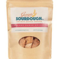 Georgia Sourdough Co. Crackers, Cinnamon Sugar - 4 Ounce 