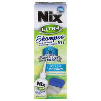 Nix Shampoo Lice Treatment Kit, All-in-One - 1 Each 