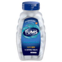 Tums Antacid, Ultra Strength 1000, Chewable Tablets, Peppermint