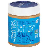 Julie's Real Cashew Butter, Cinnamon Vanilla Bean - 9 Ounce 