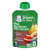 Gerber Pear Blueberry Apple Avocado, Sitter 2nd Foods - 3.5 Ounce 