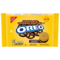OREO Chocolate Covered Pretzel Sandwich Cookies, Limited Edition - 10.68 Ounce