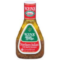Ken's Steak House Northern Italian with Basil & Romano Dressing & Marinade - 16 Fluid Ounce