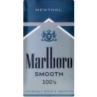 Marlboro Cigarettes, Menthol, Smooth 100's