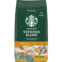 Starbucks Ground Coffee, Veranda Blend Blonde Roast - 12 Ounce 