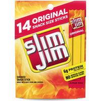 Slim Jim Original Smoked Snack Sized Sticks - 3.92 Ounce 