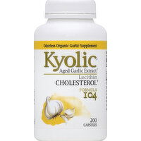 Kyolic Aged Garlic Extract, Formula 104, Capsules - 200 Each 