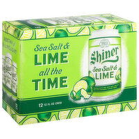 Spoetzl Brewery Beer, Sea Salt & Lime - 12 Each 